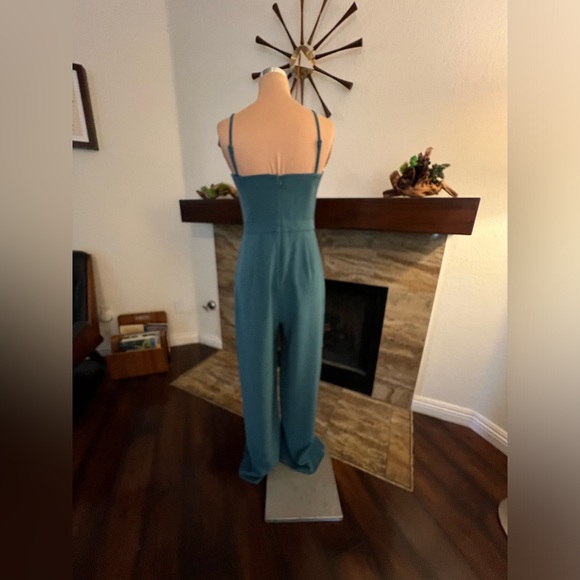 WHBM Teal Convertible Split-Leg Jumpsuit - Picture 11 of 13